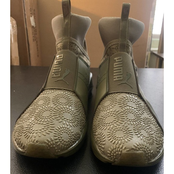 Puma Fierce KRM Size 9.5 Olive Green Puma 2017 Release Running Walking Shoes - Picture 2 of 9
